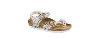 Dětské Taormina Birkenstock Microfibre Narrow Bílé | CZ 111YXF